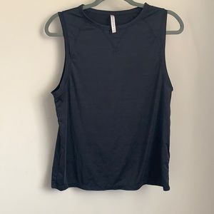 FABLETICS Black Workout Tank Top, Lightweight Material, Size Small